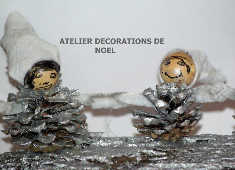 Atelier décorations de Noël pour les enfants proche Salon de Provence à Lambesc 