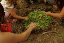 Stage d'été pour les enfants et créer avec et dans la nature dans les Bouches du Rhône