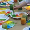 Anniversaire pour enfants, mélanger les couleurs primaires à Lambesc
