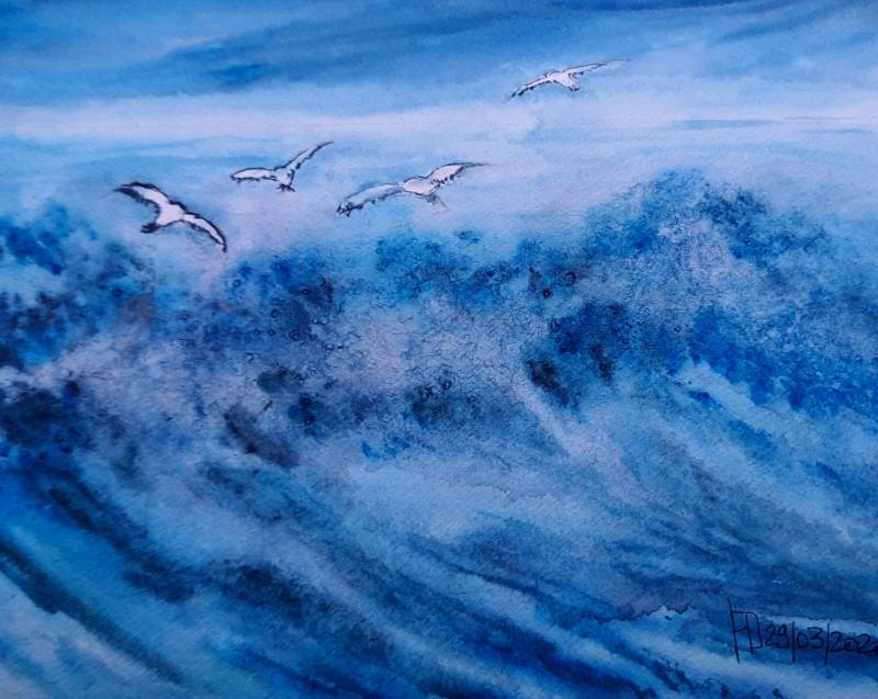 Cours de peinture aquarelle à domicile pour adulte à Salon de Provence 13