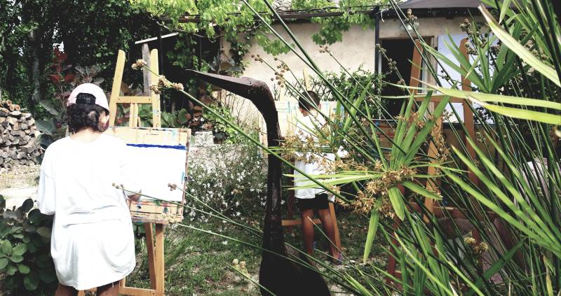 Stages pour les enfants de dessin et peinture, vacances de printemps, à Lambesc