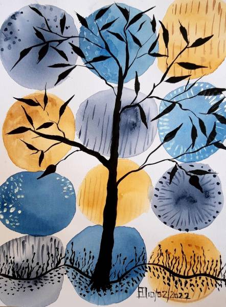 Stages d'été artistiques pour enfants et adultes de dessin, peinture, land art à Lambesc, entre Aix en Provence et Salon de Provence