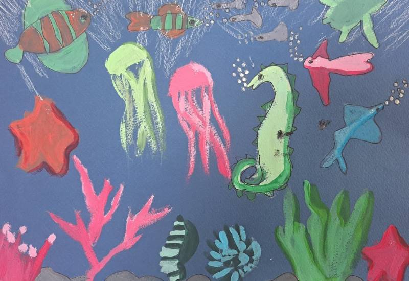 Stage de dessin et de peinture pour les enfants entre Aix-en-Provence et Salon de Provence, vacances d'été