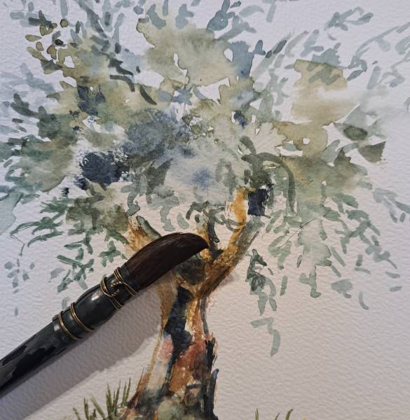 Atelier d'initiation à l'aquarelle pour les adultes et les ados, débutants ou non, à Lambesc, dans les Bouches-du-Rhône