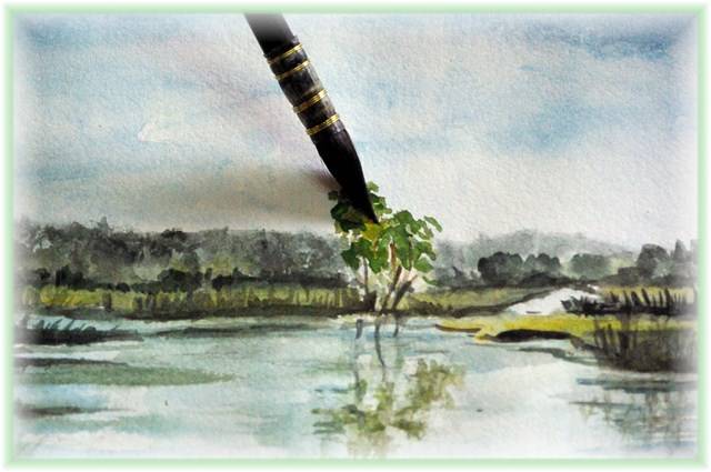 apprentissage de l'aquarelle pour adultes sur Lambesc dans les bouches du rhone